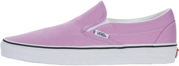 vans classic slip on purple