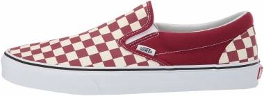 Vans Slip-On - (Checkerboard) Rumba Red/True (VN0A38F7VLW)