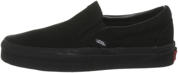 black vans slip ons girls