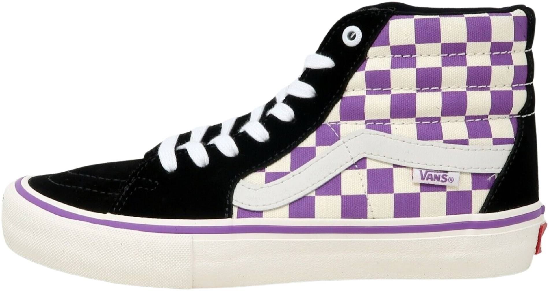 Sanction Ape pencil Vans Checkerboard SK8-Hi Pro sneakers in 4 colors (only $46) | RunRepeat
