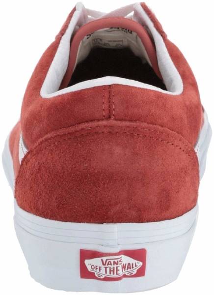 vans old skool pig suede red