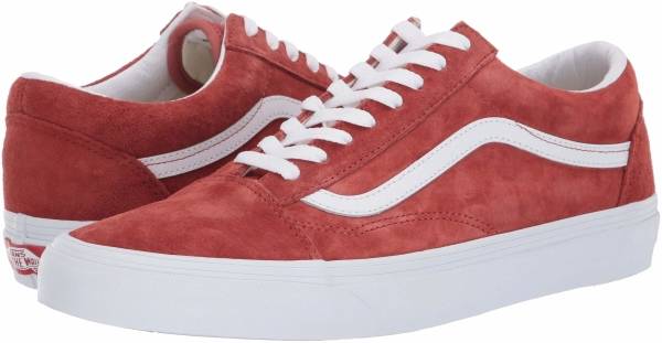 vans rojas con plataforma