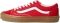 Horween Leather x Vans Vault Sk8 Mid HW LX Brushed Camo - Red/gum (VN0A54F6RED)