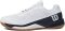 Wilson Rush Pro 4.0 - White/Navy Blazer/Tan (WRS332570)