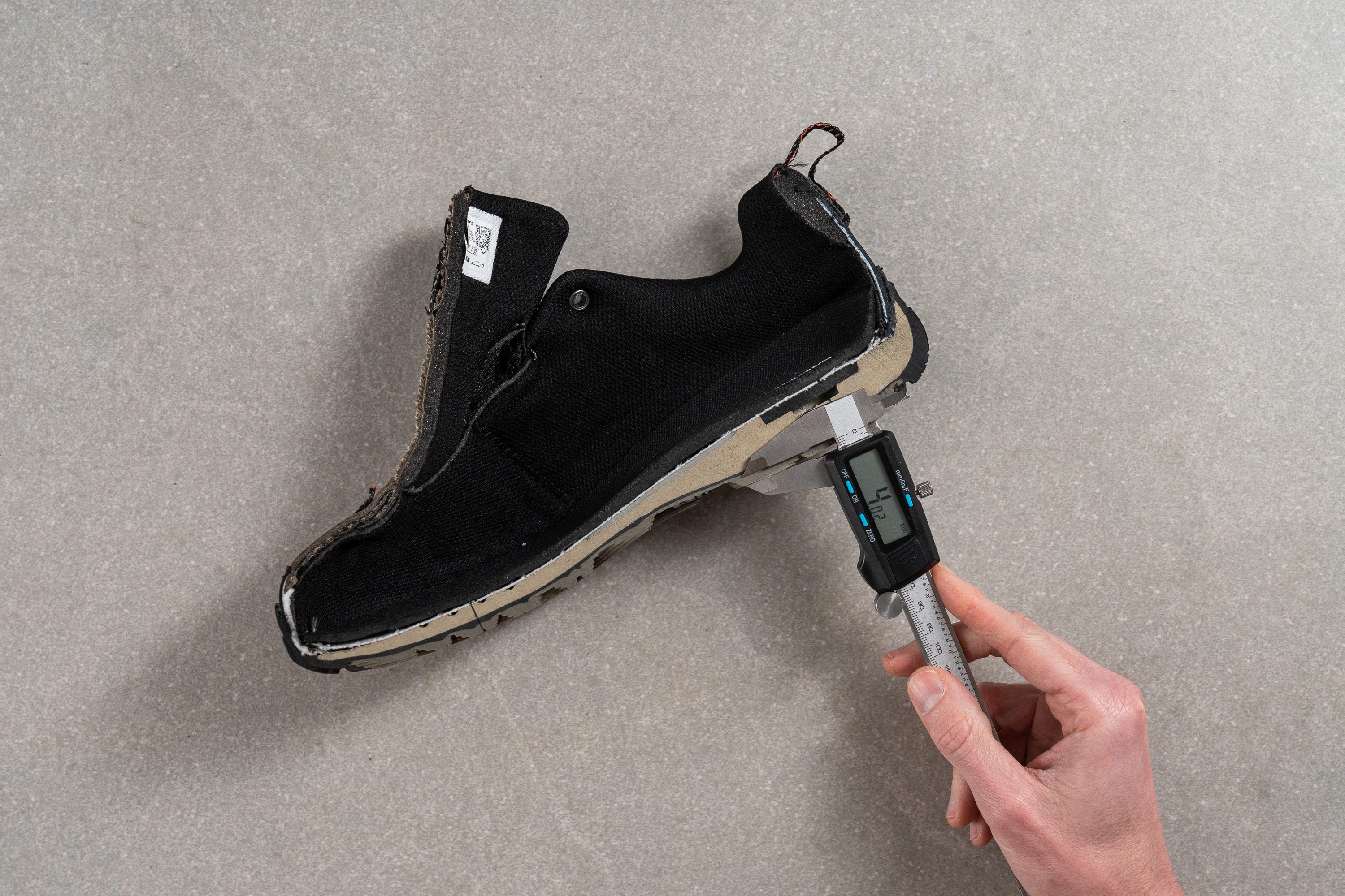 lug depth in merrell hiking shoes