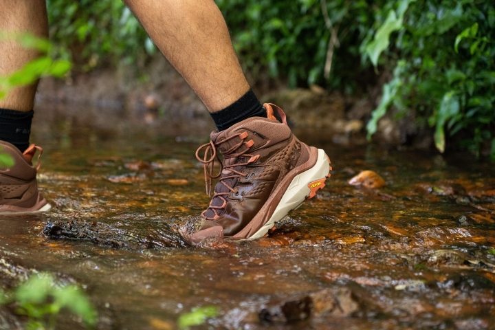 standing in water in gtx hiking boots