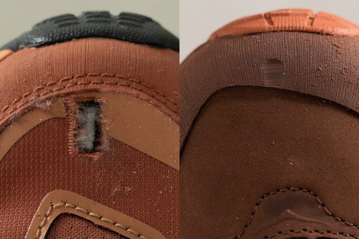 Ankle boots BADURA 7821-69-1320-M Brown Toebox durability comparison