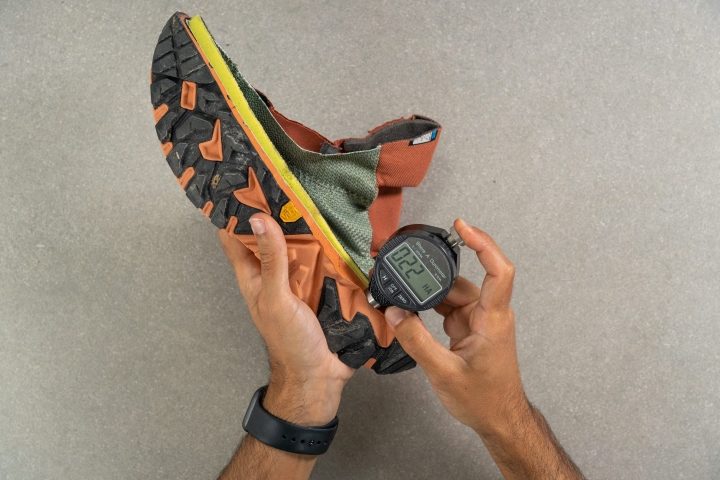 measuring softness of the midsole in snow hiking boots