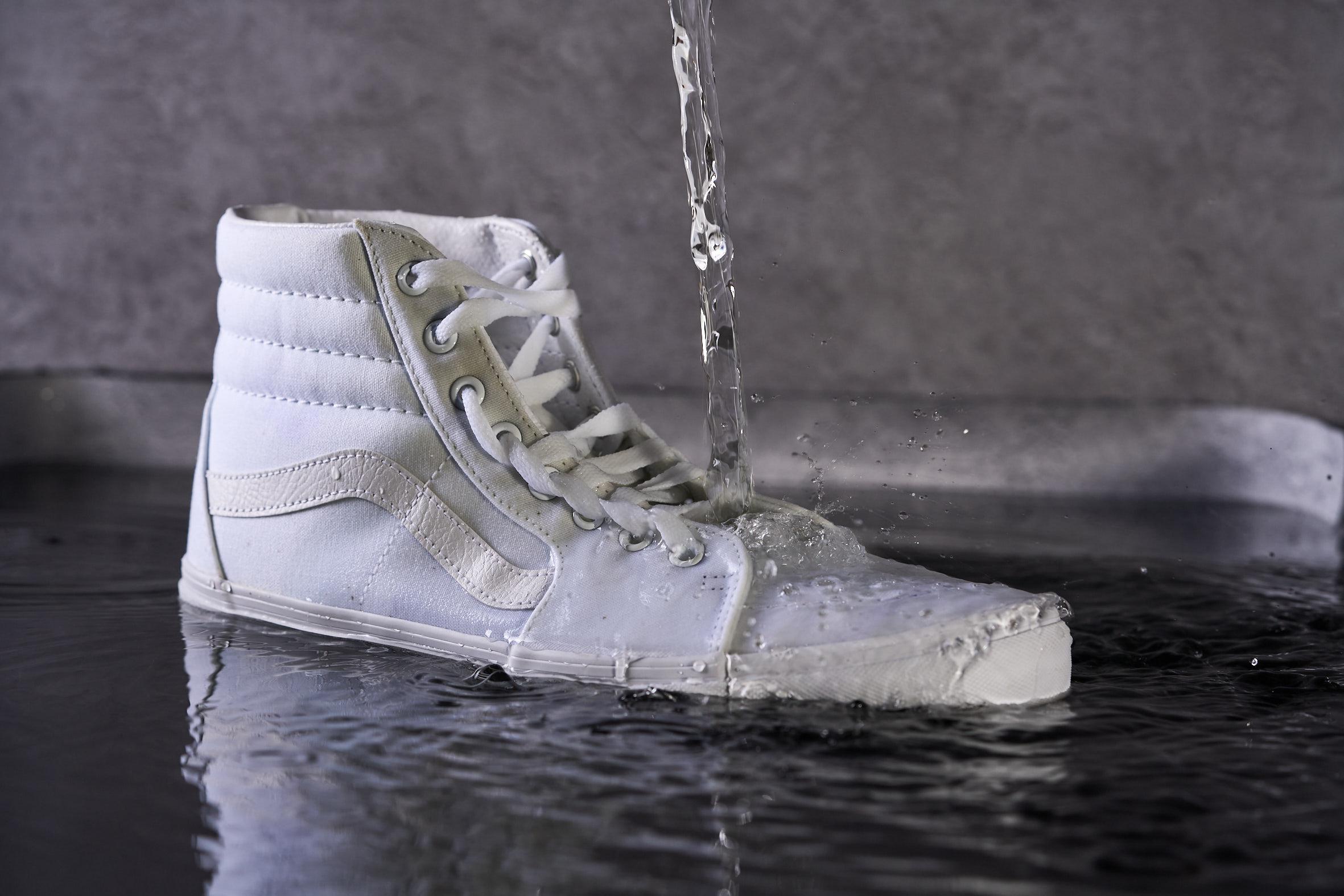 high top sneakers tested in the lab