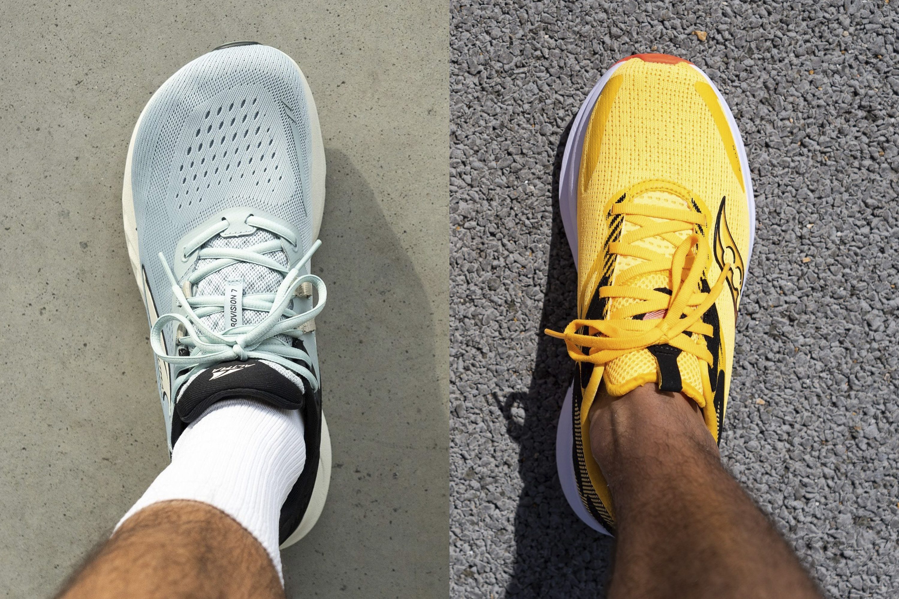 tapering in running shoes