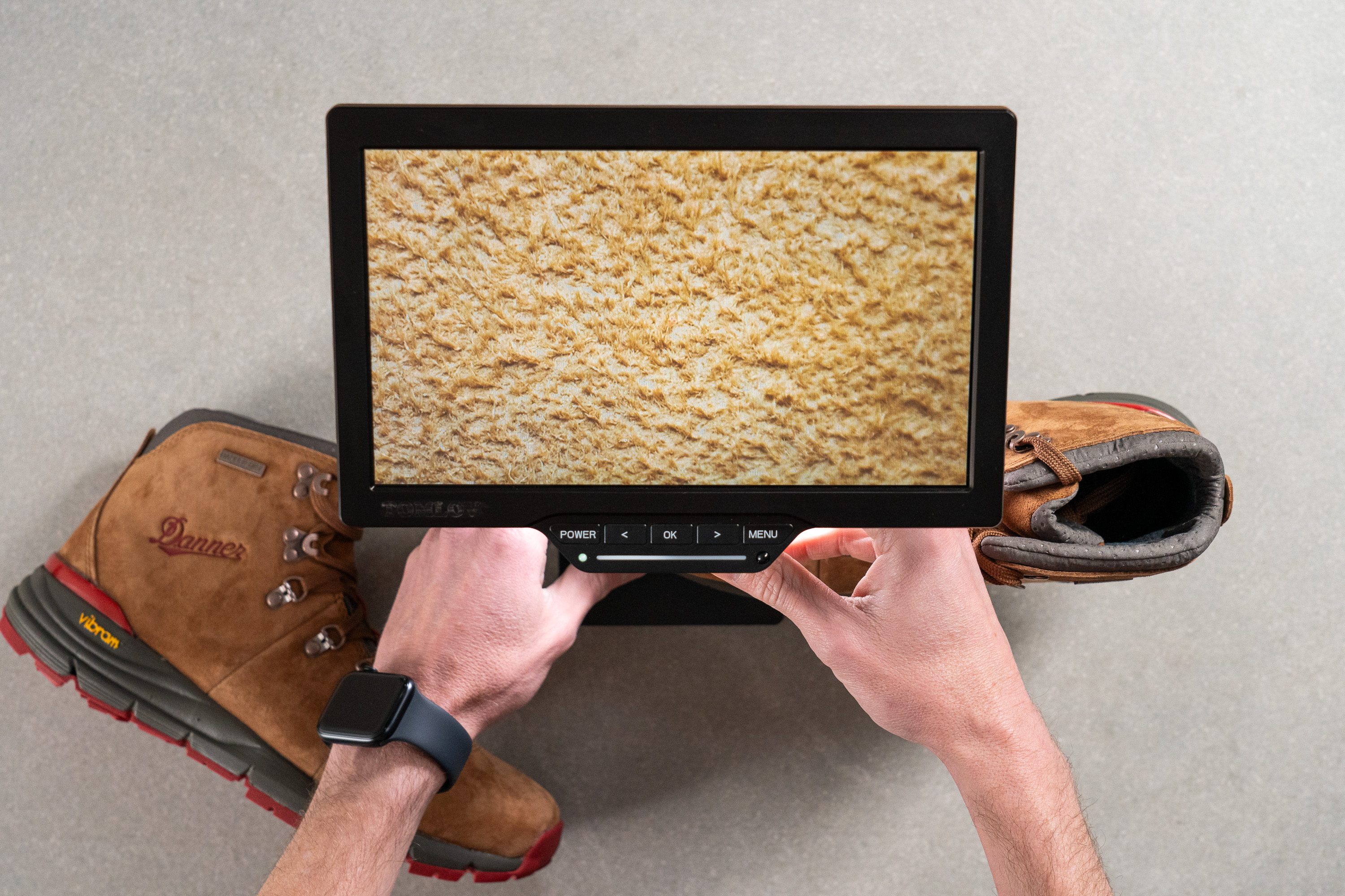 danner boots under the microscope