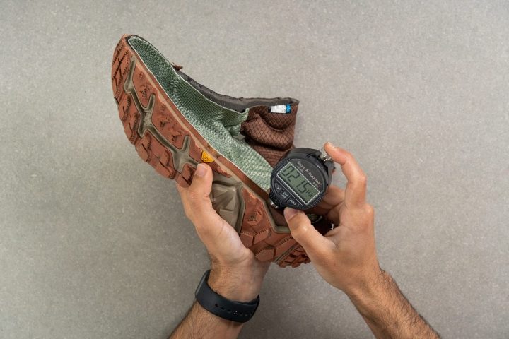 measuring the softness of the midsole in backpacking boots