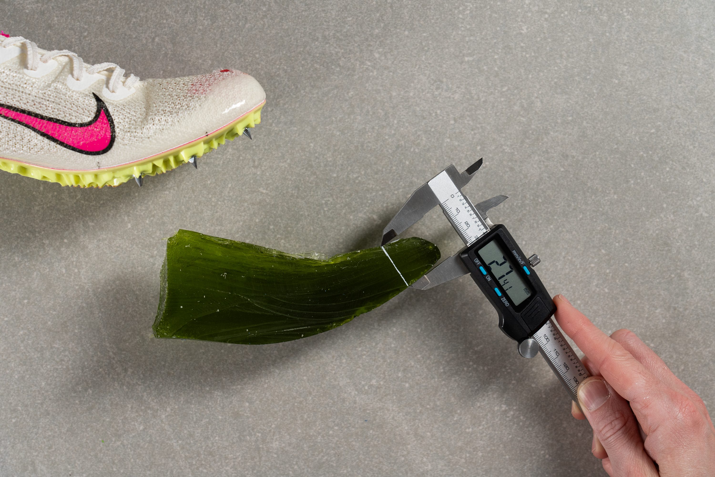 toebox height in sprint track spikes