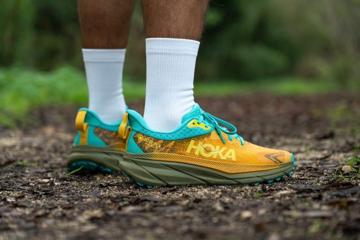 Lengüeta del talón de la Hoka Challenger 7 GTX