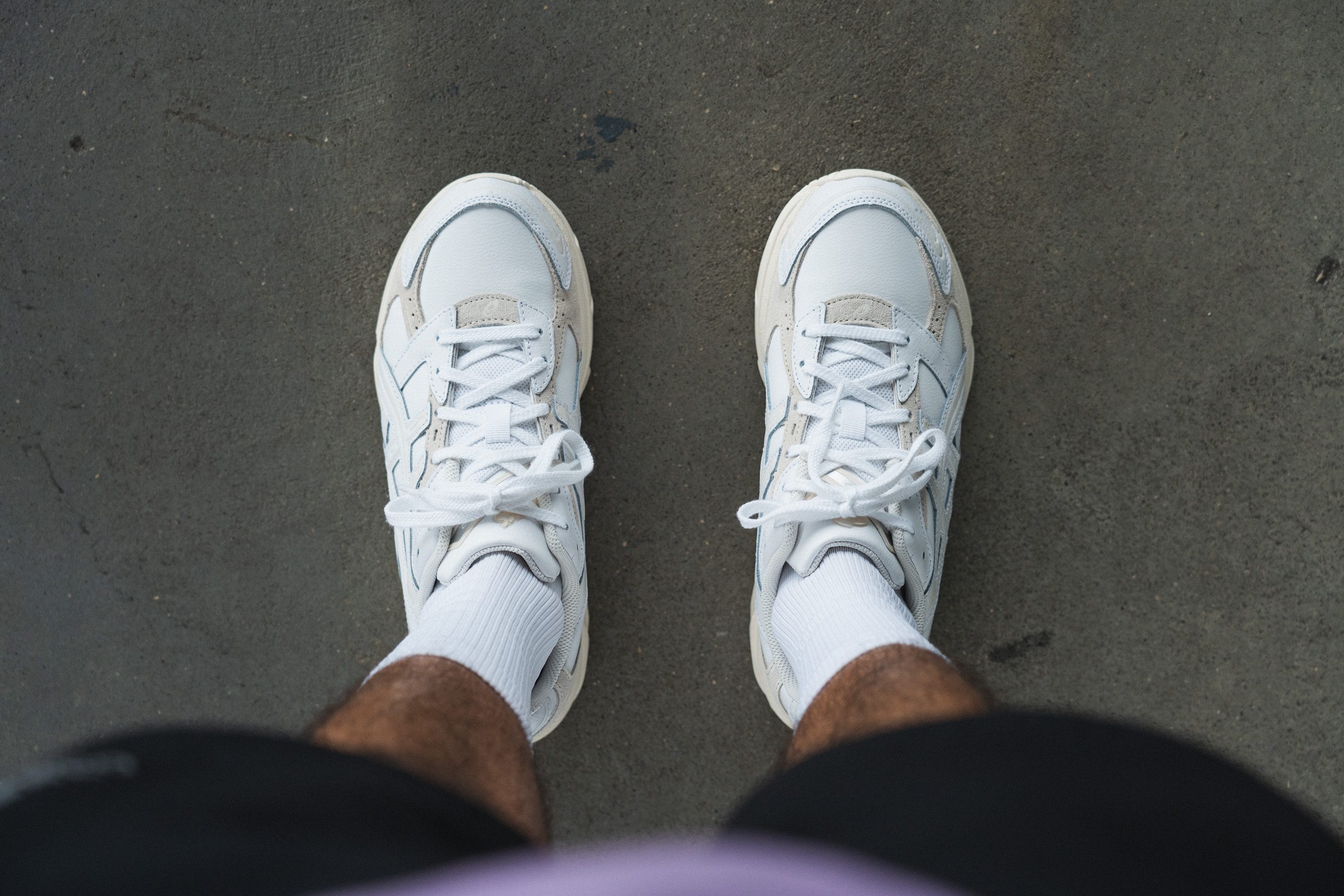 nailing the fit in comfortable sneakers