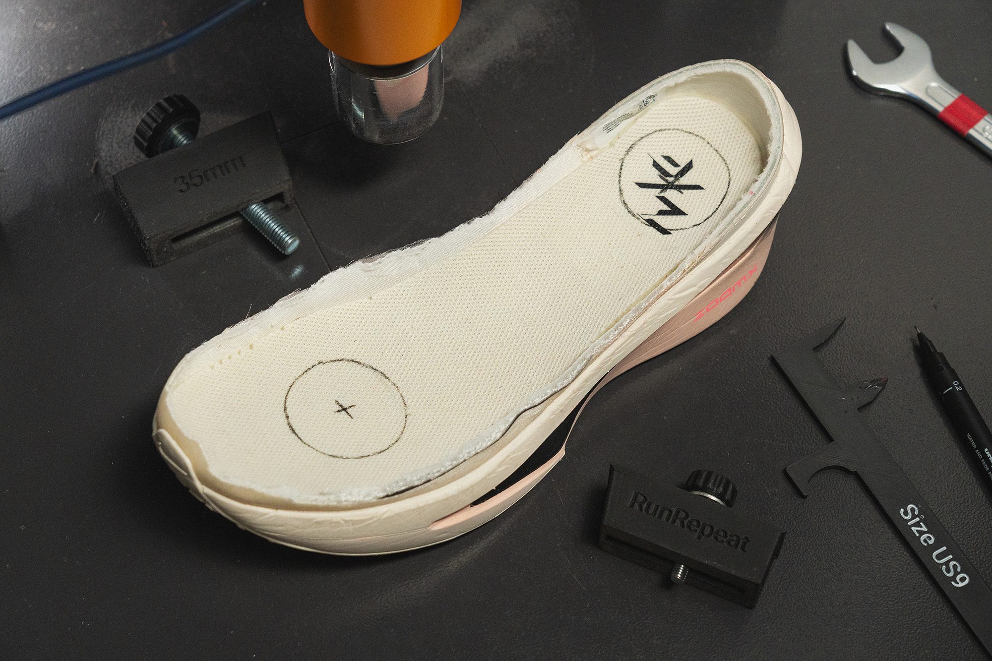 supershoe testing in runrepeat lab