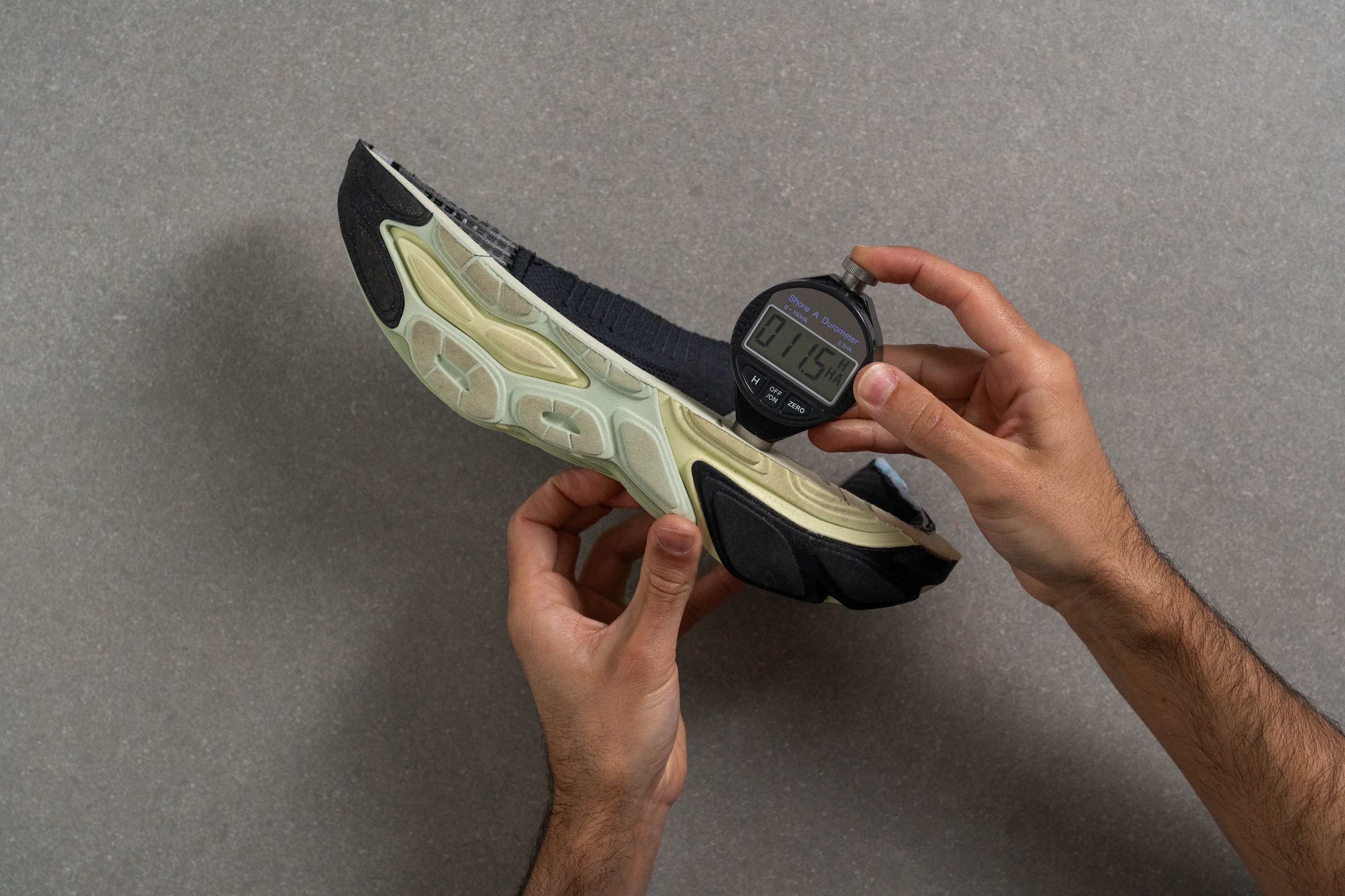 midsole softness in walking shoes with high shock absorption