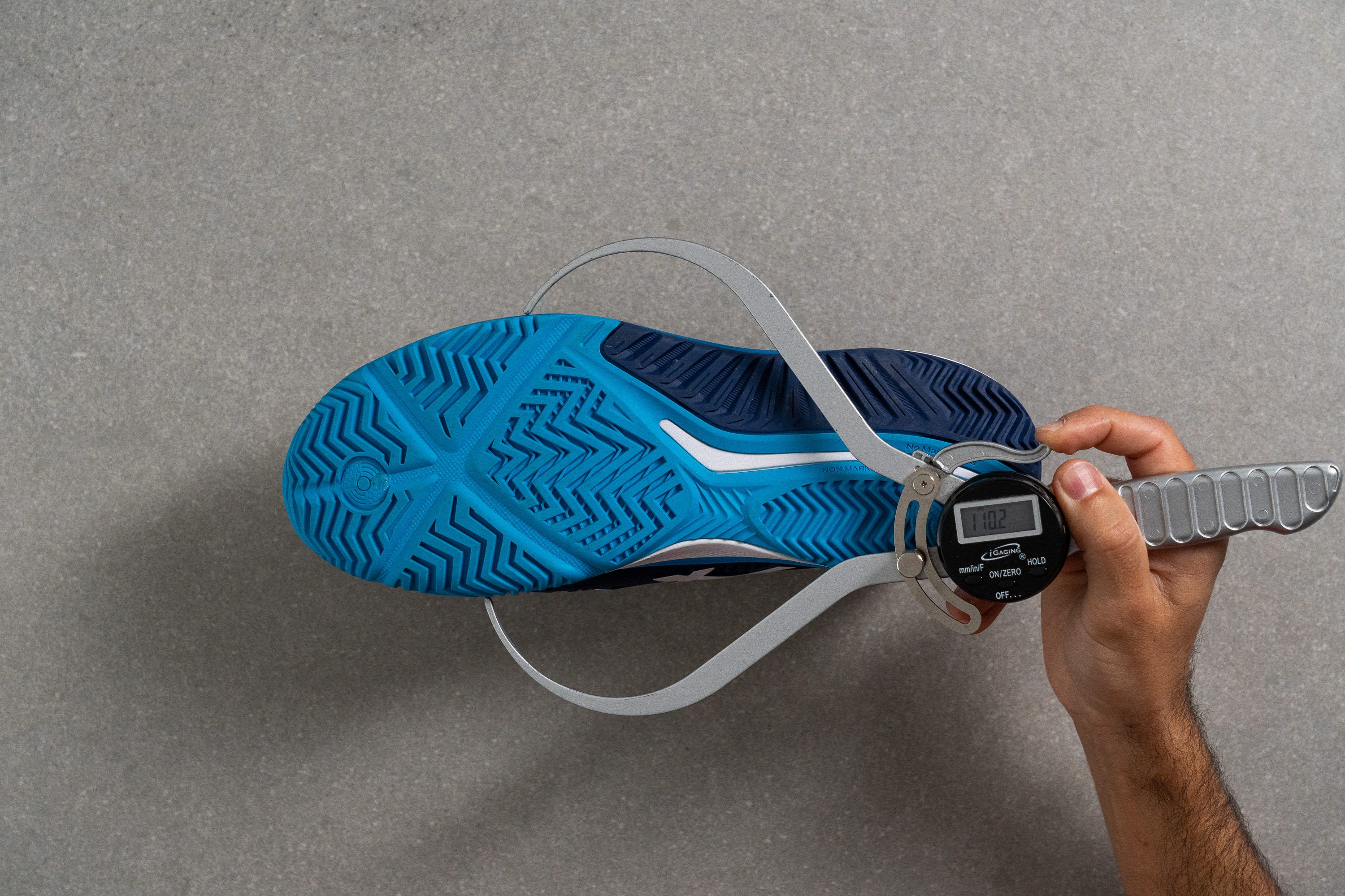 midsole width in best asics tennis shoes