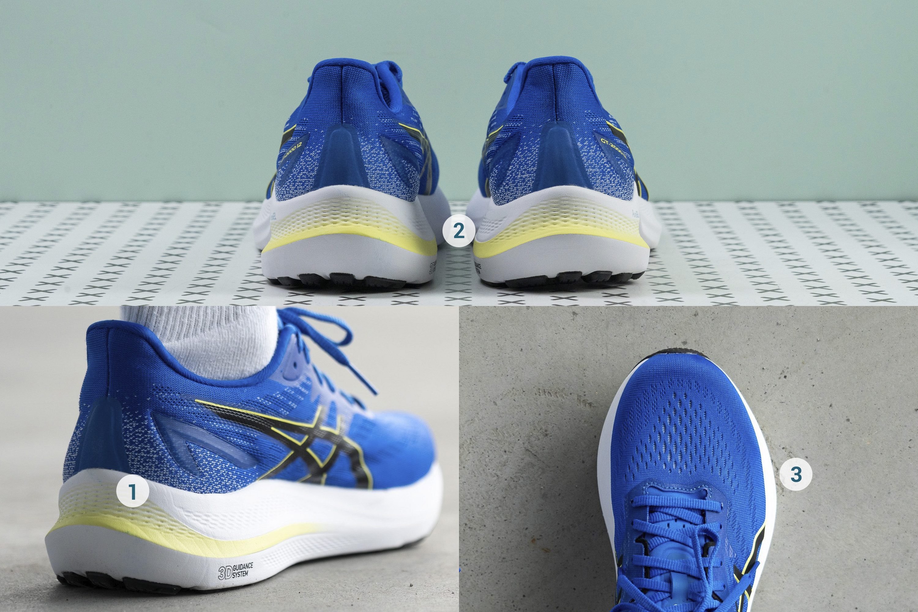 3d guidance in asics stability shoes