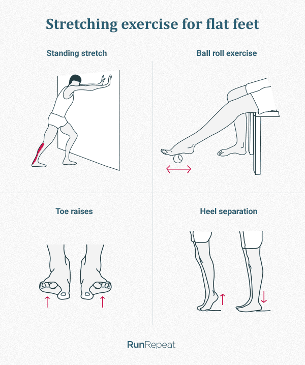 calf exercises for flat feet