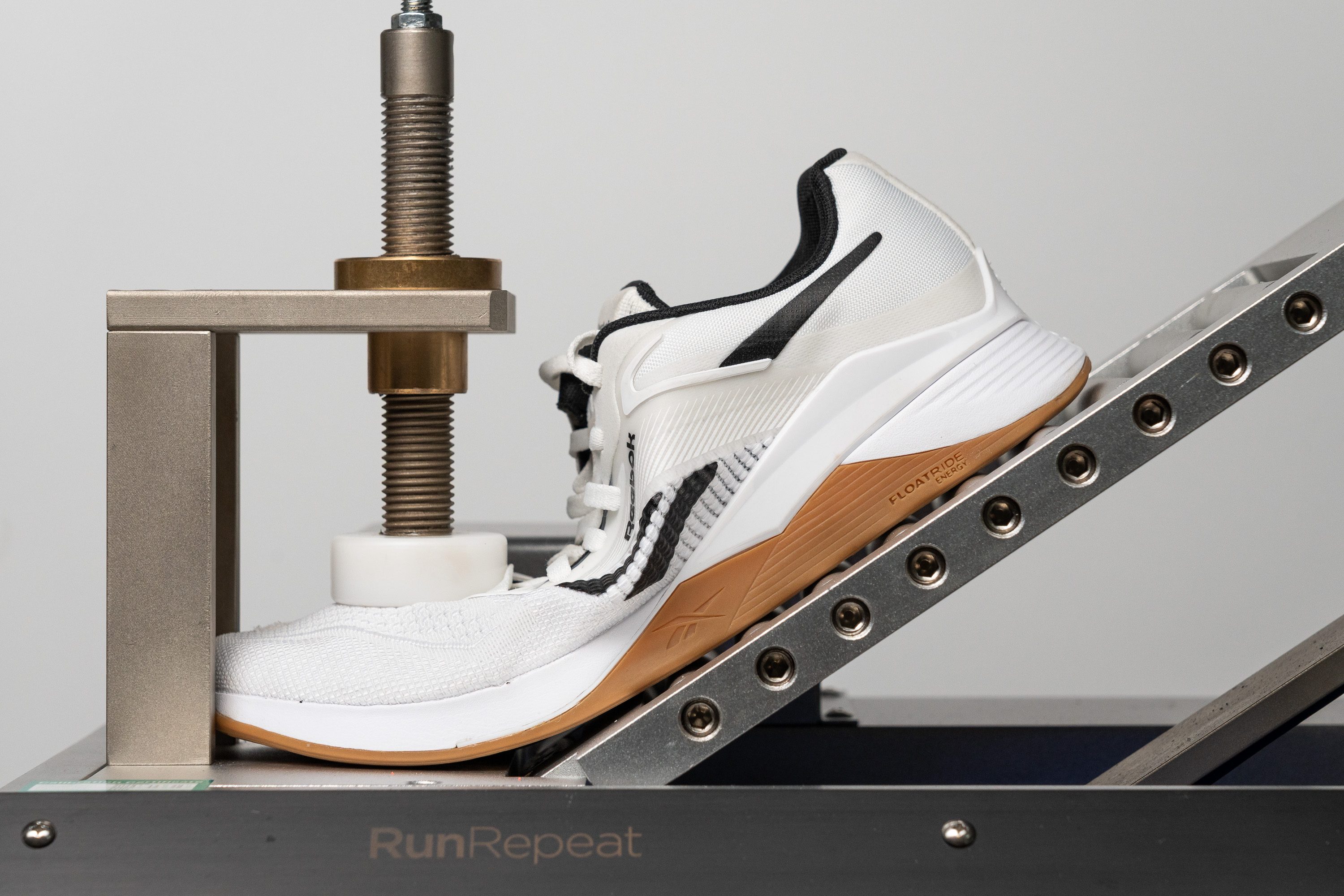 workout shoes stiffness test