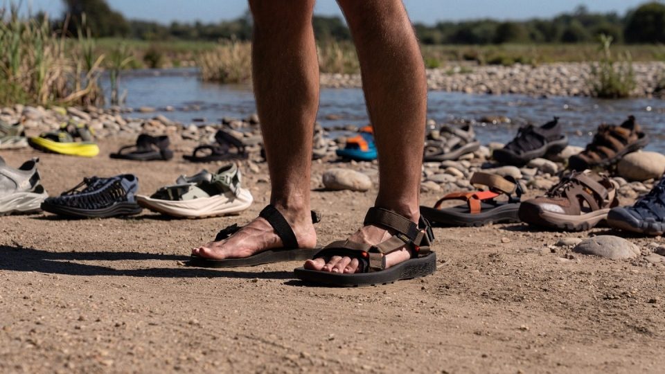 hiking sandals for wide foot sandals mens