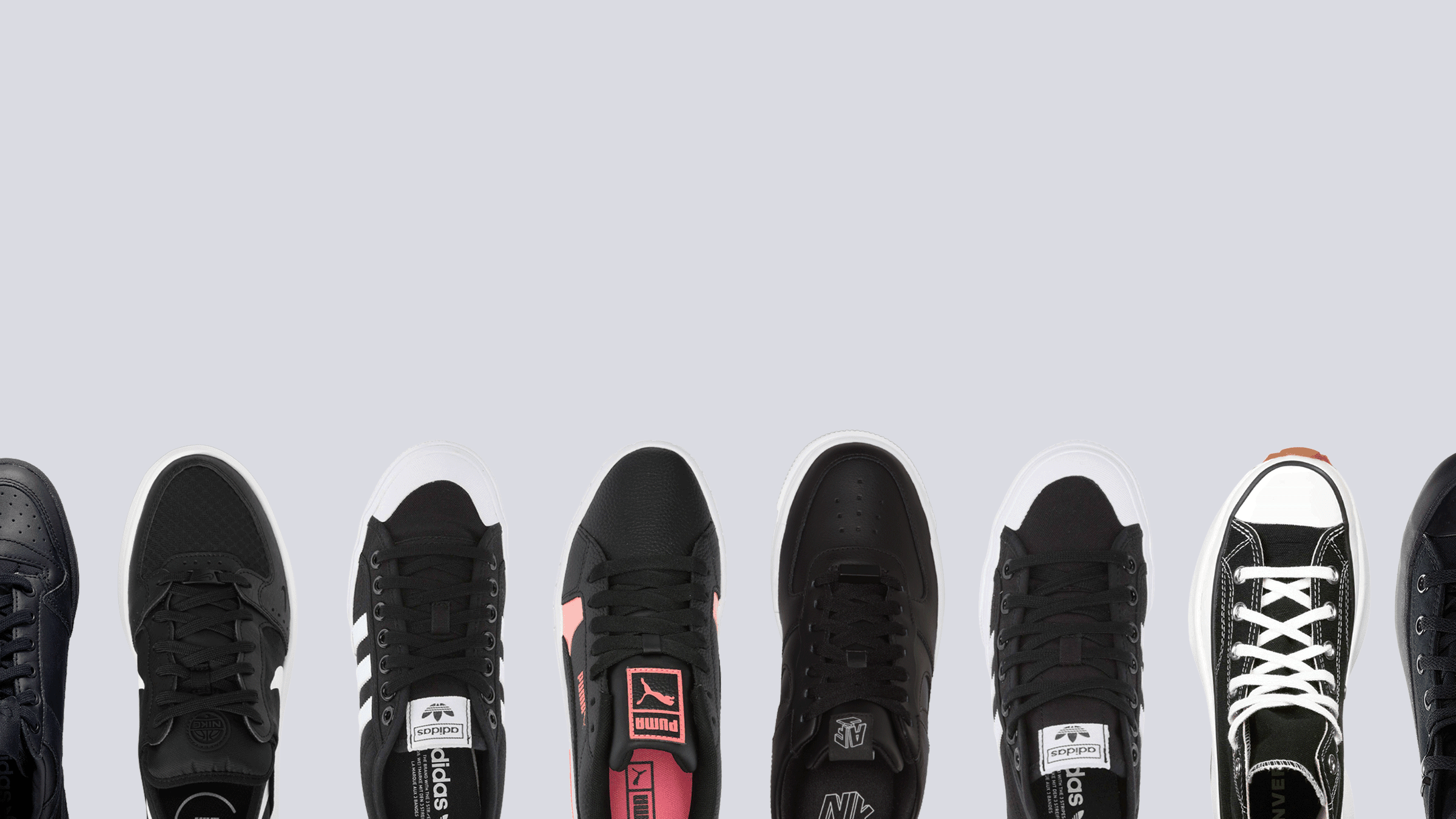 Best black platform sneakers