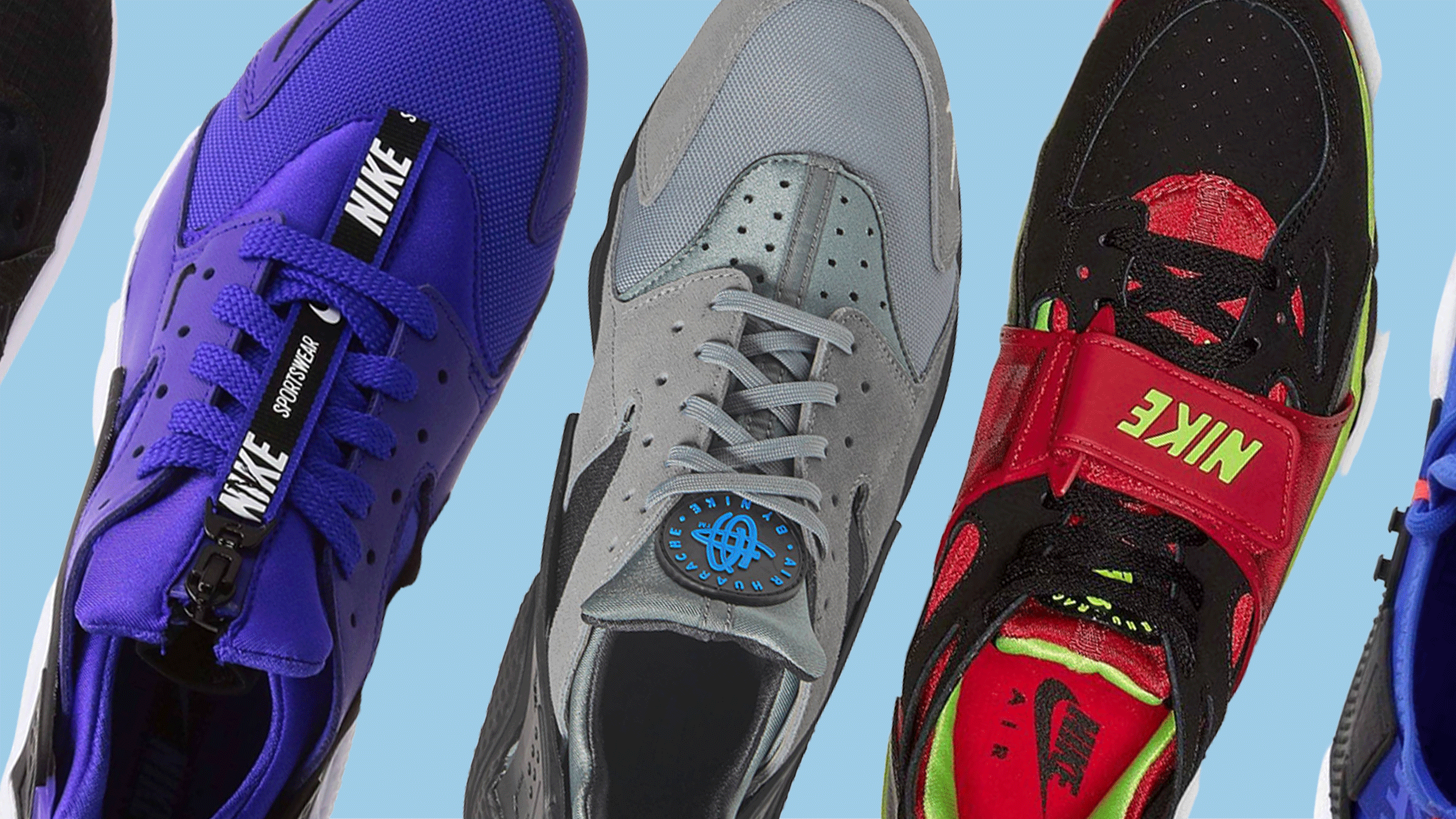 Men Air Sport Run Huarache Shoes Sneakers Athletic Shoes 5 colours 