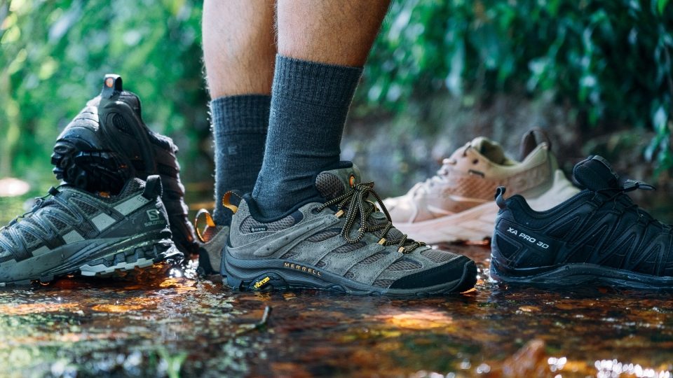 Women's lace-up trekking shoes DK waterproof grey - KeeShoes-megaelearning.vn