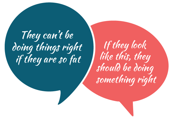 you can't be doing things right and be fat