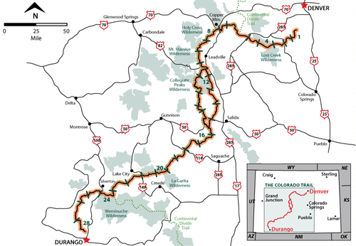 Colorado-Trail-Map