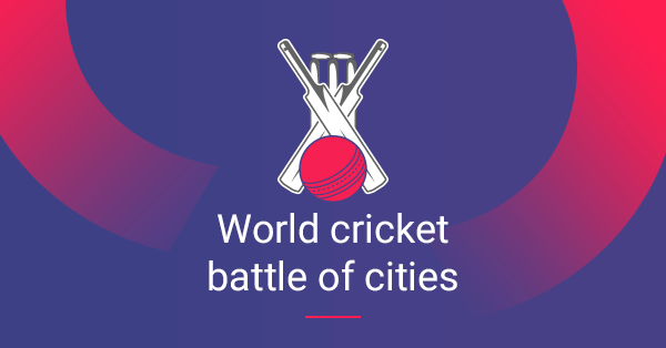 ¿Qué lugar ocupa tu ciudad en la clasificación de la Copa del Mundo de Cricket?