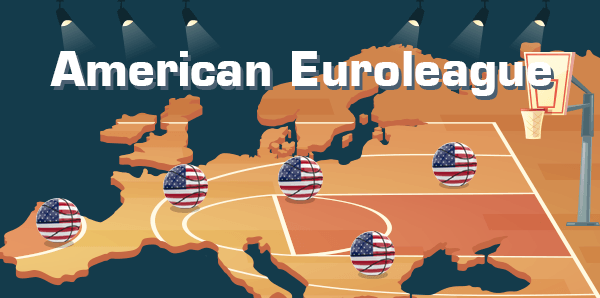 EuroLiga "a la americana": un aumento del 119 % en la cantidad de jugadores de EE. UU. en las últimas 20 temporadas