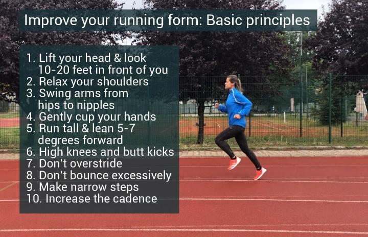 Principios básicos de la forma de correr