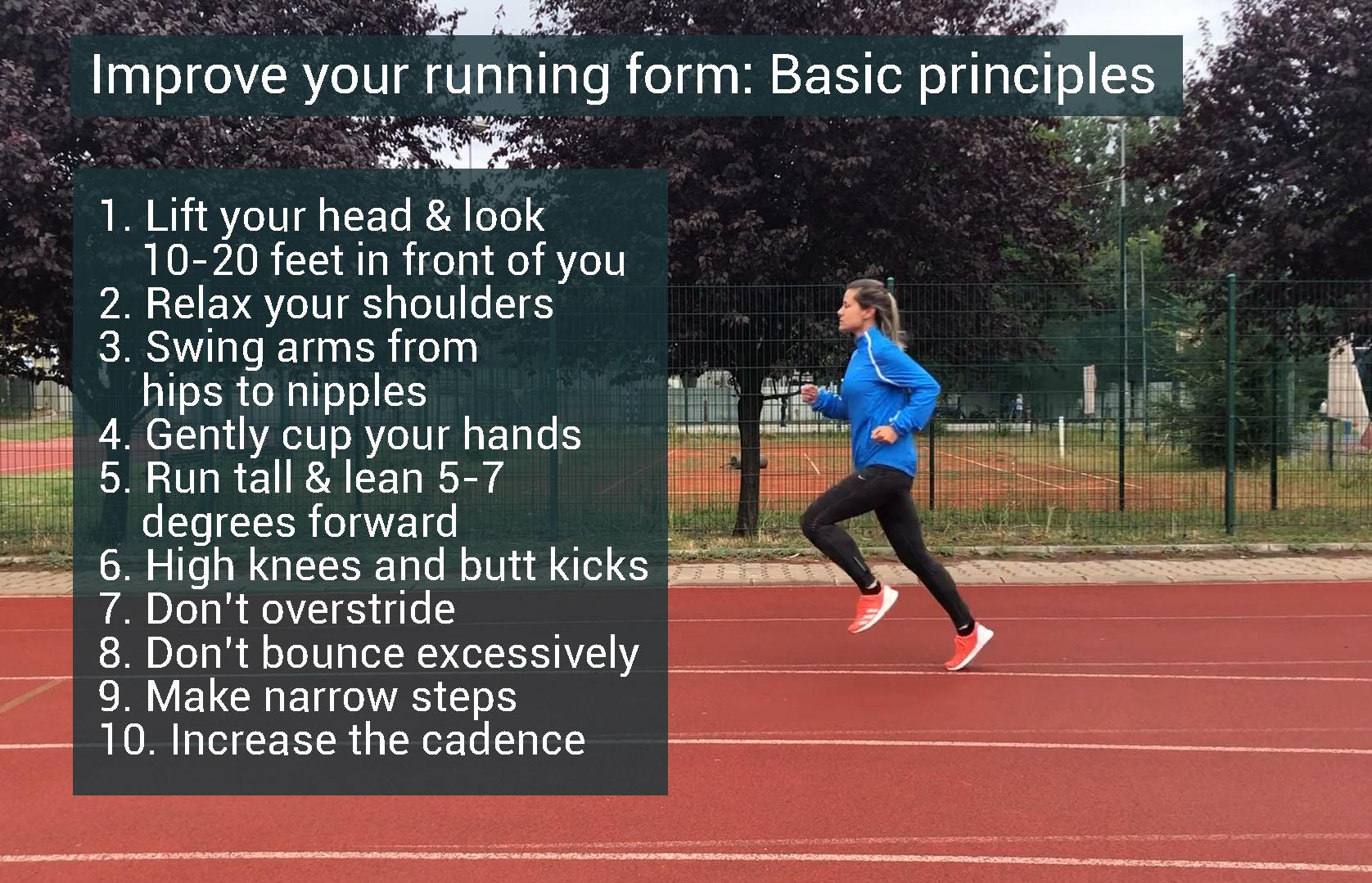 Basic principles of running form