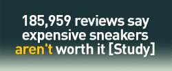 185,959 Reviews Say Expensive Trainers Aren't Worth It [Research]