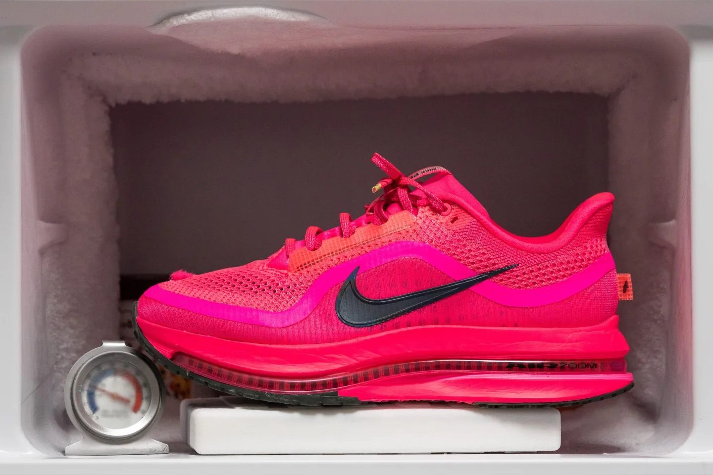 Effects of temperature on running shoes