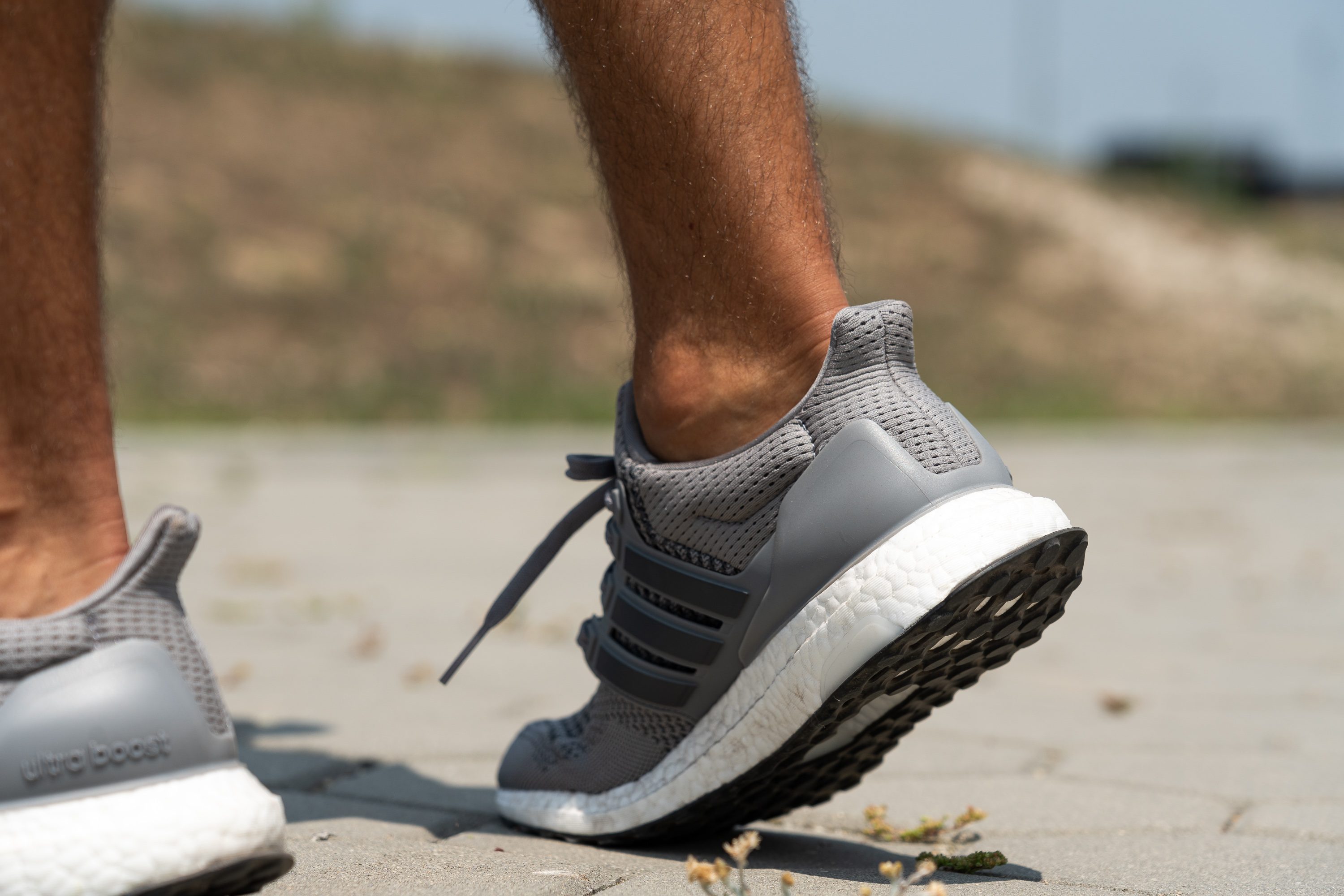 Clear grey ultra boost 3.0 on feet hotsell