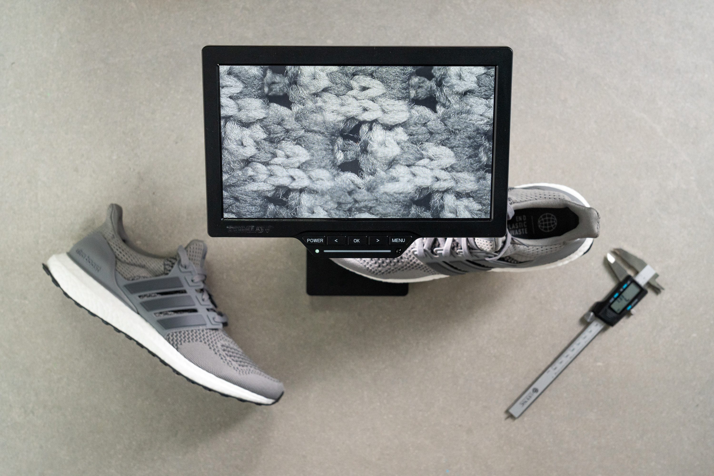 Adidas Ultraboost microscope