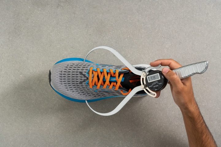 Brooks Hyperion Toebox width at the widest part