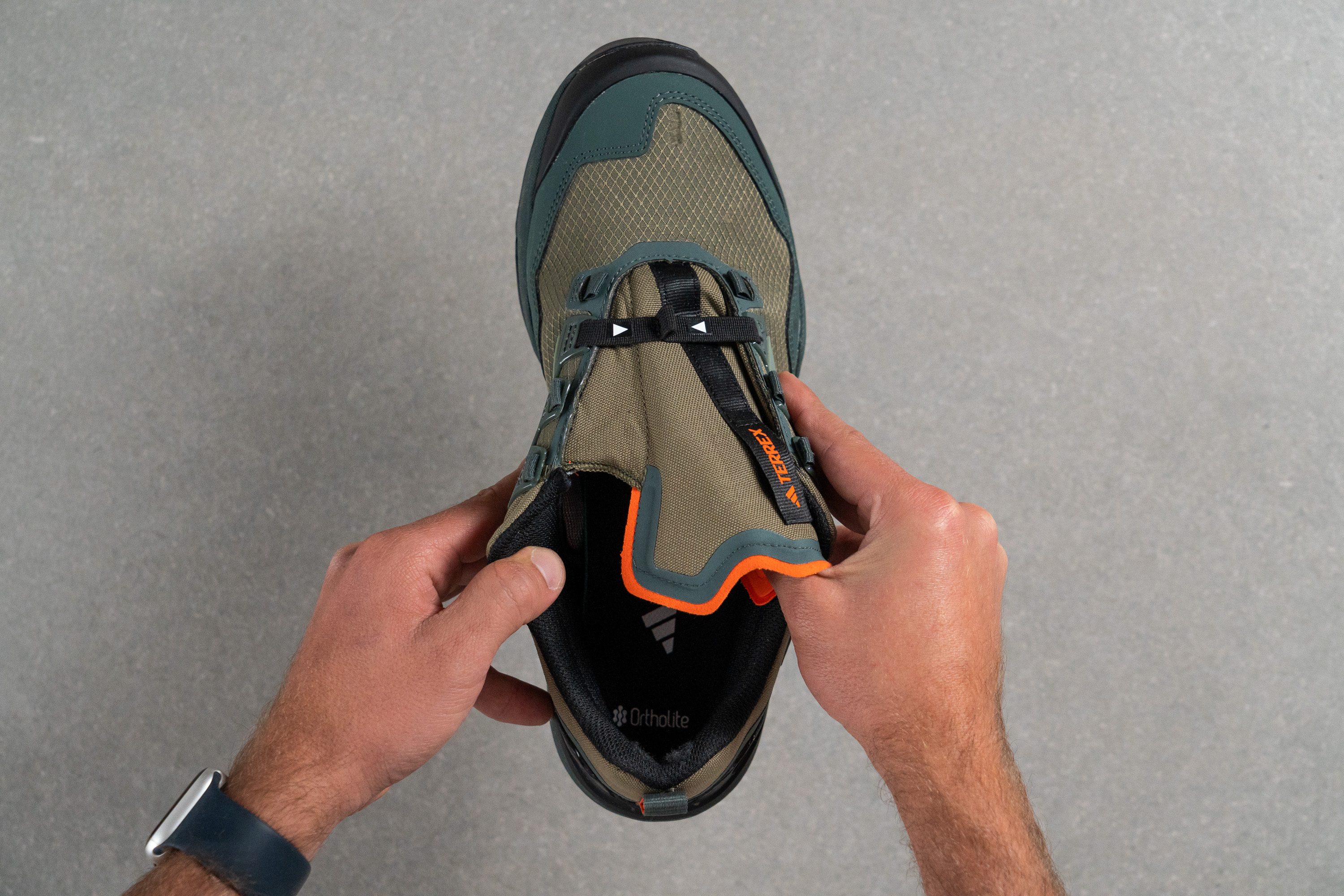 adidas Terrex Skychaser GTX Tongue: gusset type