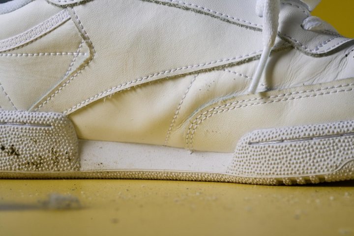 Pruebas de durabilidad del empeine del Reebok Club C85