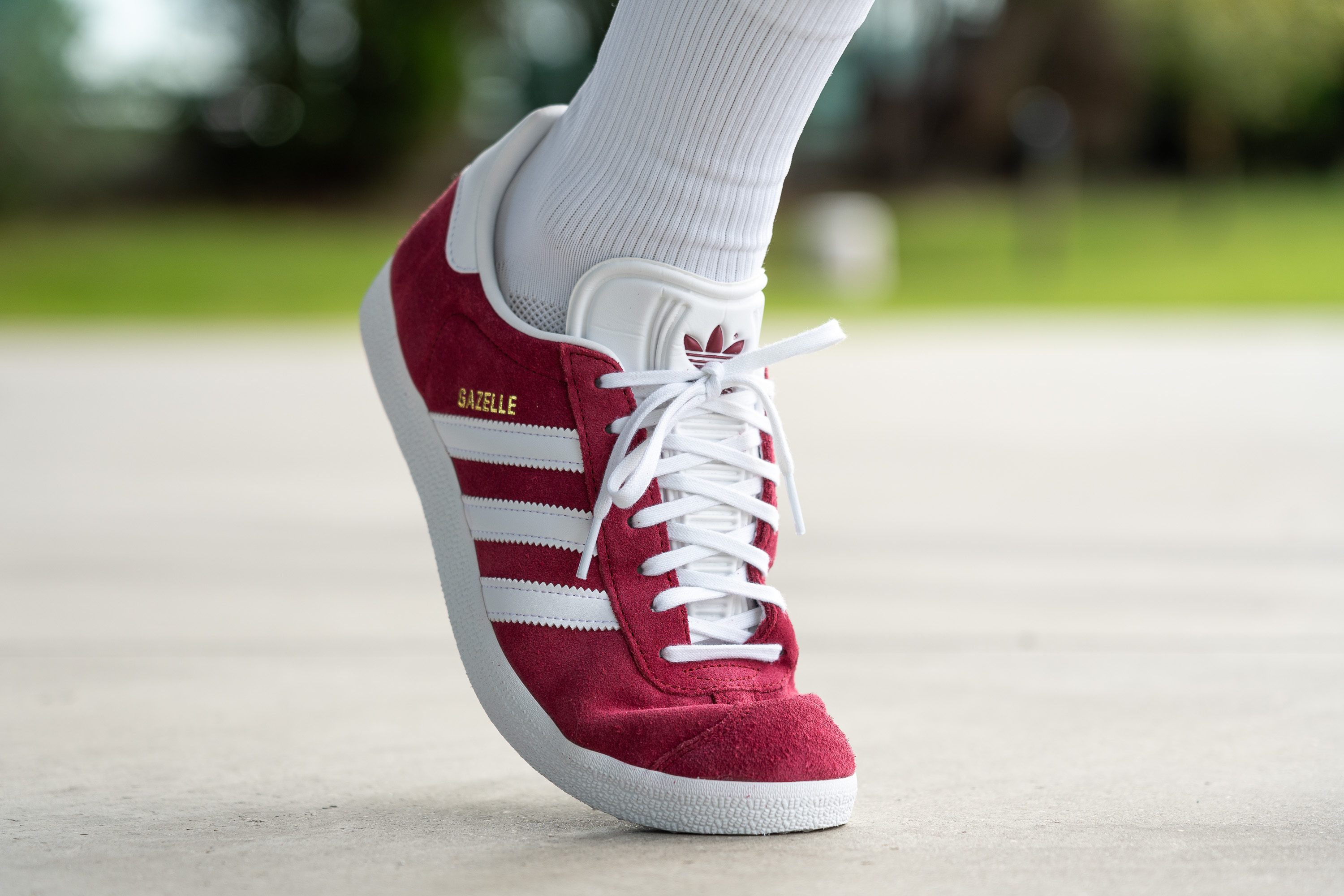 Cut in half Adidas Gazelle Review 2023 RunRepeat