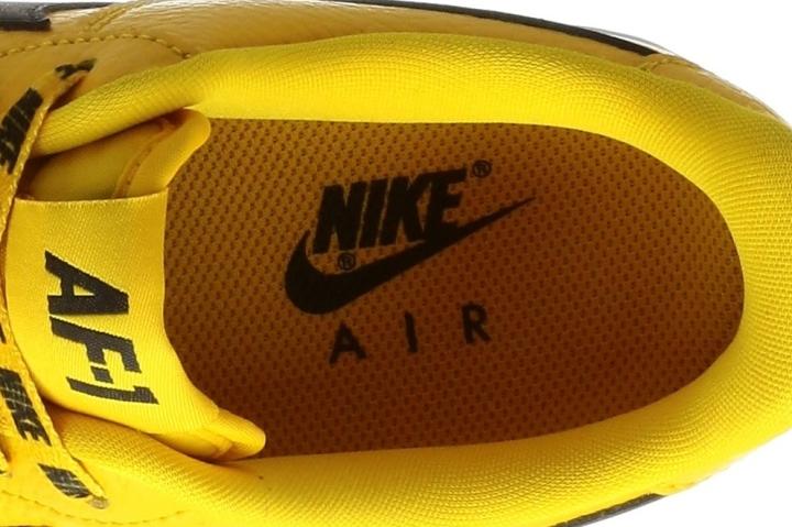 gray purple and yellow nike shoes 1 07 LV8 padded collar