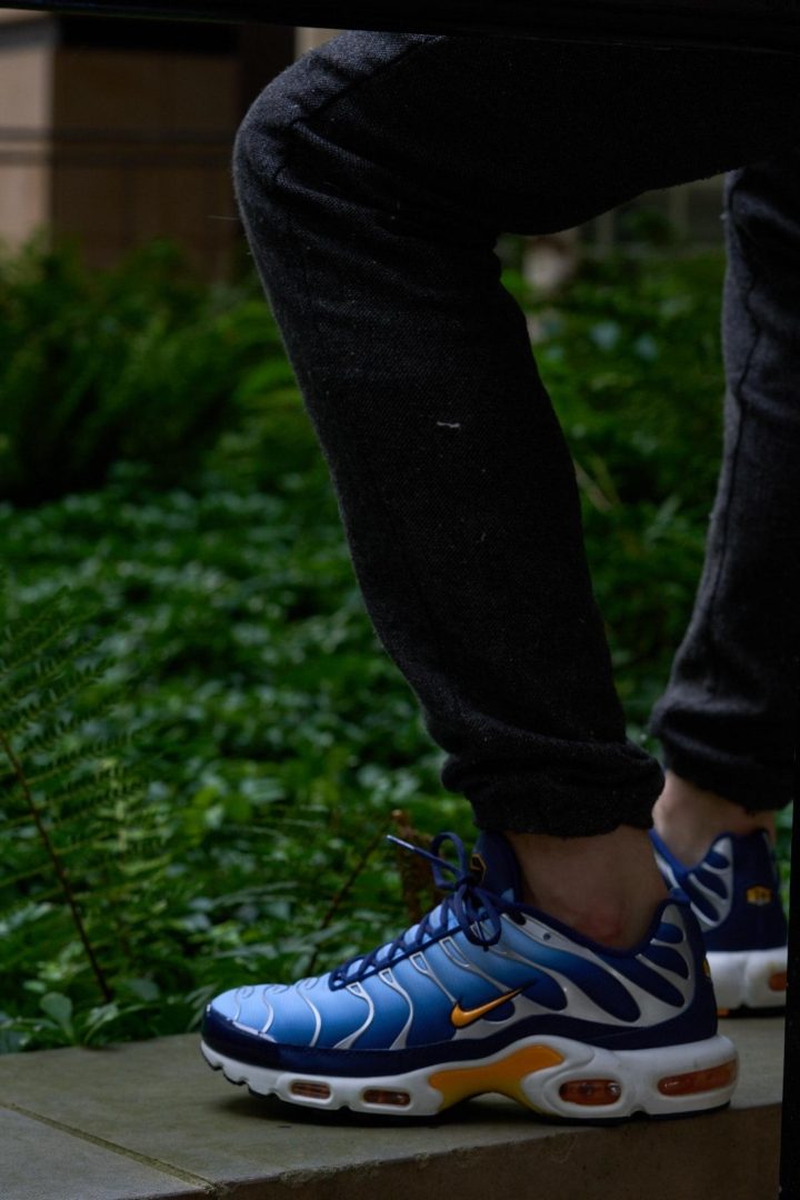 nike air max plus on feet