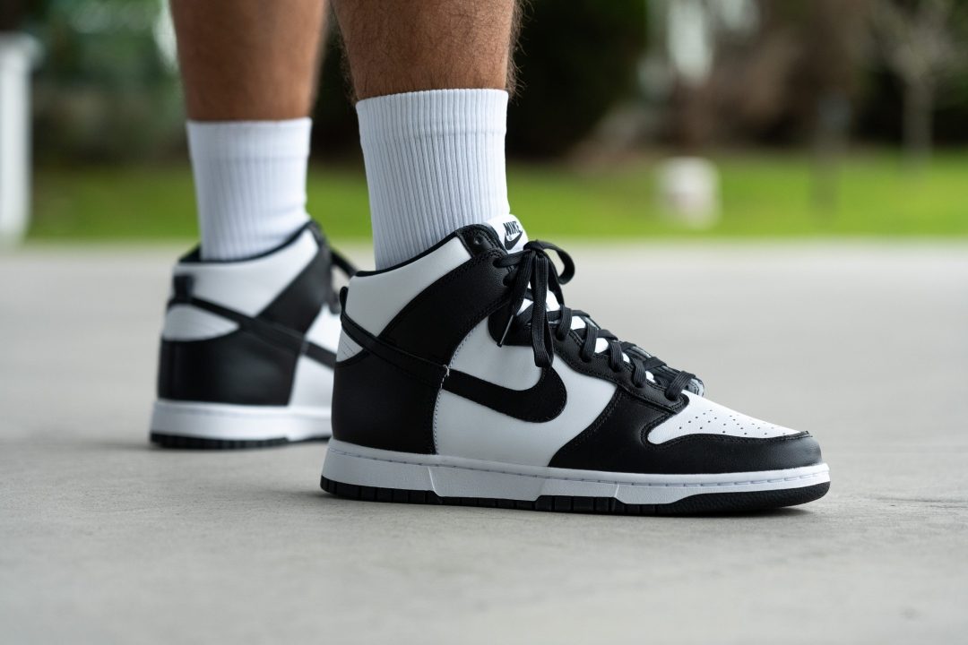 dunk high with shorts