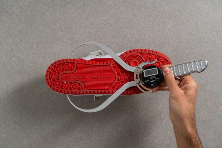 Adidas Forum Low Midsole width in the heel