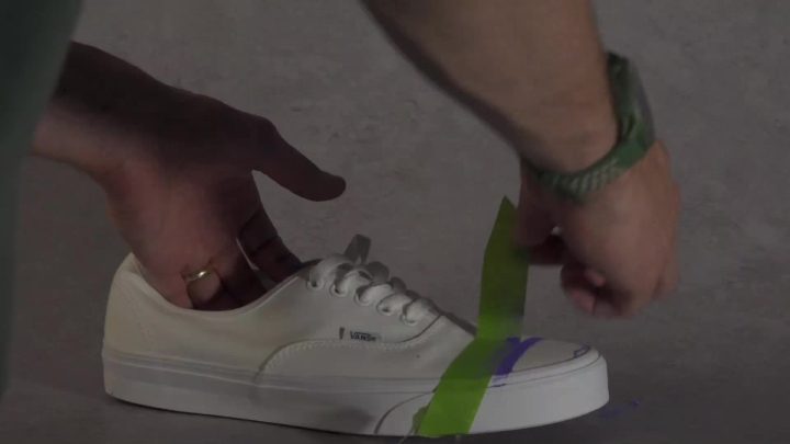 Vans Authentic Stain Testing