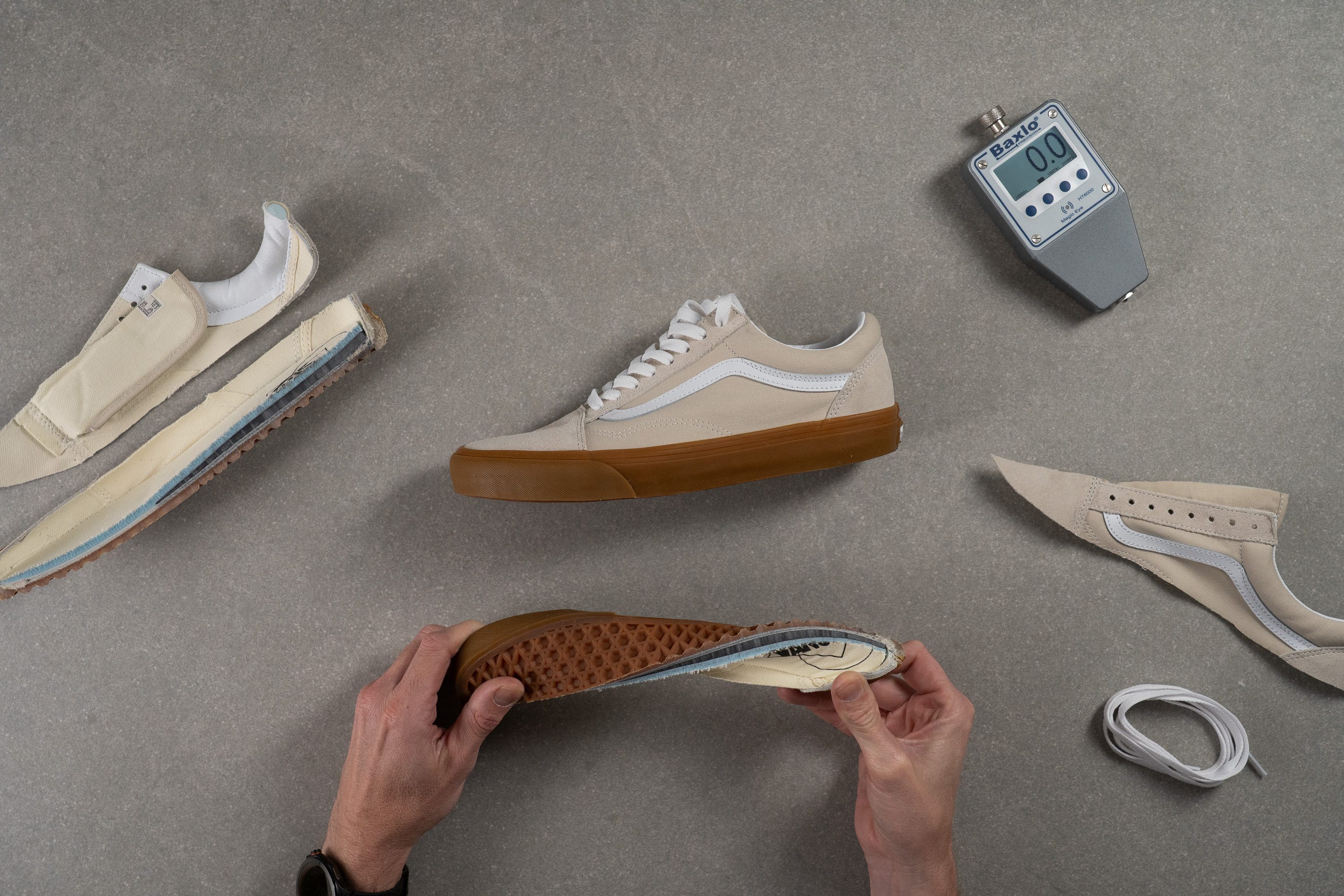 Vans Old Skool lab test