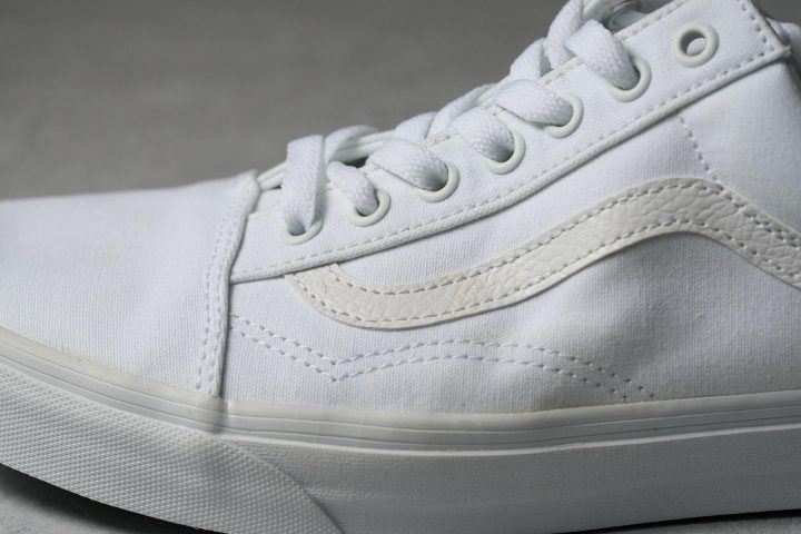 Upper closeup on Vans Old Skool